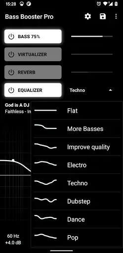 Скриншот 2 — Bass Booster Pro