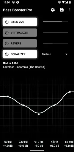 Скриншот 3 — Bass Booster Pro