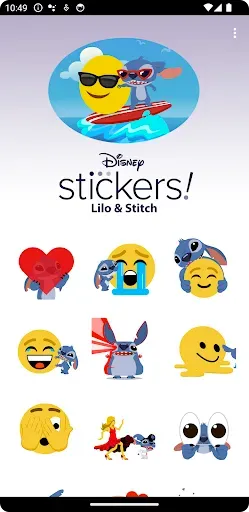 Скриншот 4 — Stitch x Emoji Keyboard