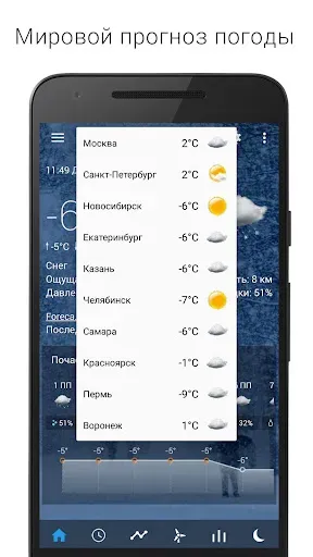 Скриншот 6 — Digital Clock & World Weather