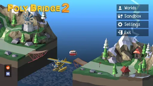 Скриншот 1 — Poly Bridge 2