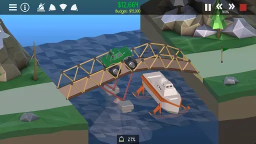 Скриншот 2 — Poly Bridge 2