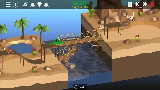 Скриншот 4 — Poly Bridge 2