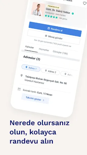 Скриншот 2 — DoktorTakvimi - Uzmanını bul