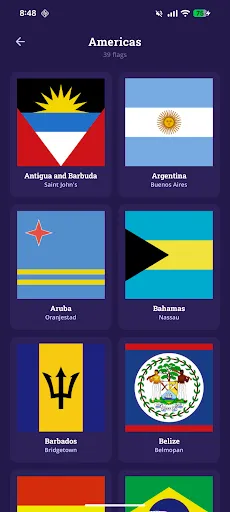 Скриншот 6 — Country Flags - Quiz & Match
