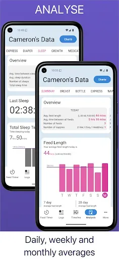 Скриншот 5 — Baby Feed Timer, Breastfeeding