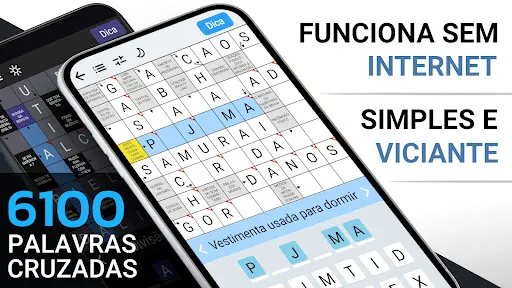Скриншот 1 — Palavras Cruzadas Diretas