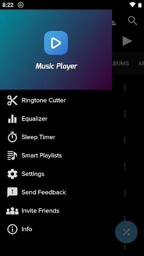 Скриншот 2 — Music Player - MP3 Player