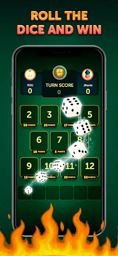 Скриншот 1 — Hot Rolls Dice Strategy Game