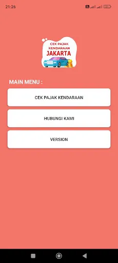 Скриншот 2 — Cek Pajak Kendaraan Jakarta