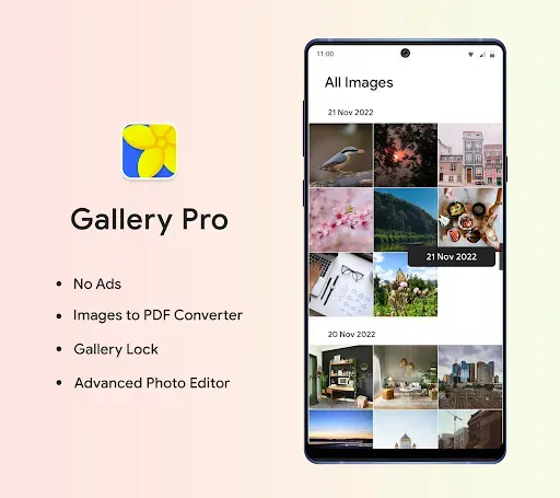 Скриншот 1 — Gallery Pro - Photos & Videos