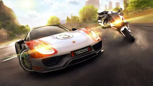 Скриншот 1 — Asphalt 8 - Аркадные Гонки