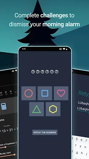 Скриншот 1 — Challenges Alarm Clock