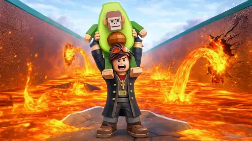 Скриншот 3 — Escape Lava for Memerot