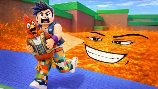 Скриншот 5 — Escape Lava for Memerot