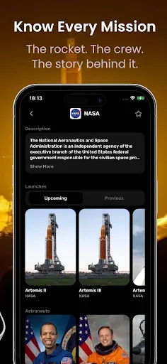 Скриншот 3 — LaunchX: Rocket Launch Tracker