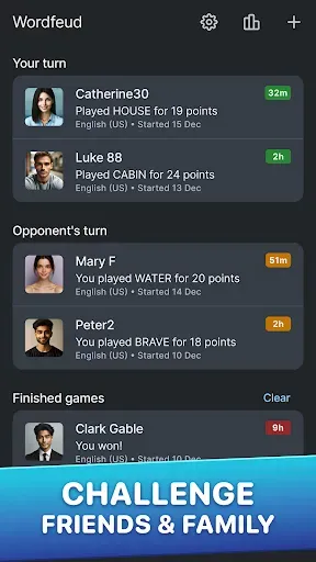Скриншот 2 — Wordfeud Premium