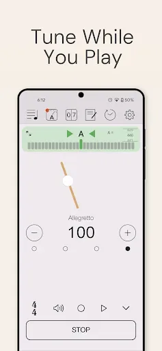 Скриншот 1 — Smart Metronome & Tuner