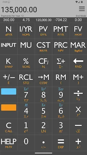 Скриншот 1 — 10bii Financial Calculator