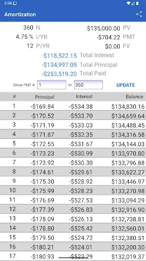 Скриншот 3 — 10bii Financial Calculator