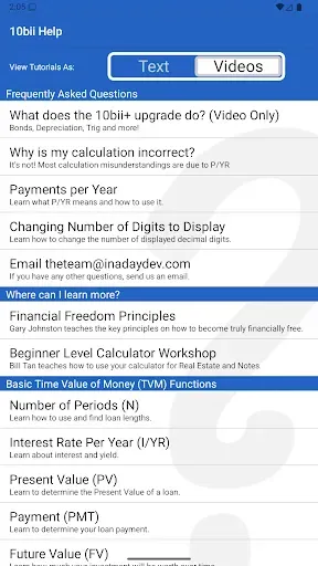 Скриншот 4 — 10bii Financial Calculator