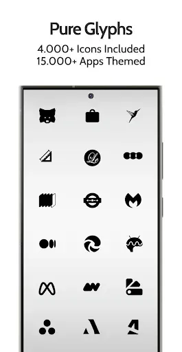 Скриншот 2 — Pure Essence Black Icon Pack