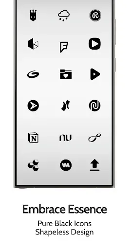 Скриншот 3 — Pure Essence Black Icon Pack