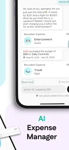 Скриншот 2 — Rolly: AI Budget Money Tracker