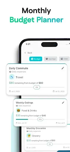 Скриншот 4 — Rolly: AI Budget Money Tracker