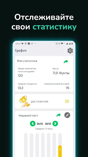 Скриншот 5 — Трекер интервального голодания
