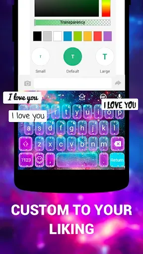 Скриншот 1 — Keyboard - Emoji, Emoticons
