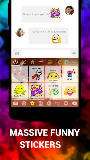 Скриншот 2 — Keyboard - Emoji, Emoticons