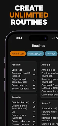 Скриншот 1 — Gym log - Strive