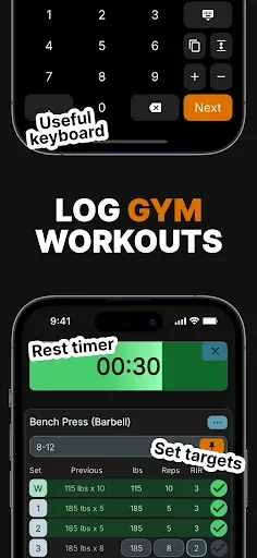 Скриншот 2 — Gym log - Strive