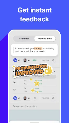 Скриншот 3 — Speak English with Loora AI
