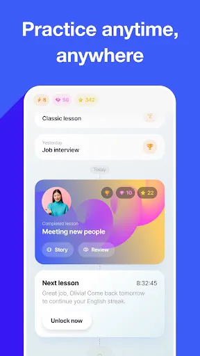 Скриншот 4 — Speak English with Loora AI