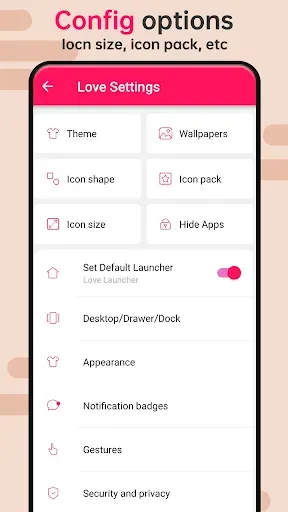 Скриншот 7 — Love Launcher: lovely launcher