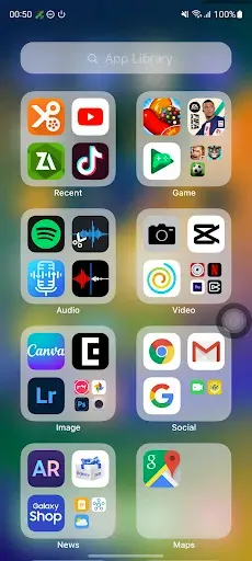 Скриншот 4 — Лаунчер iOS 26