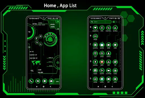 Скриншот 3 — Hi-tech Circuit Launcher