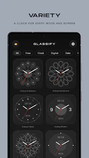Скриншот 3 — Glassify - Widgets & Themes