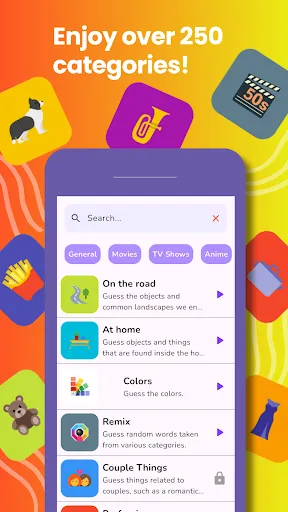 Скриншот 3 — Guess It! Heads Up & Charades