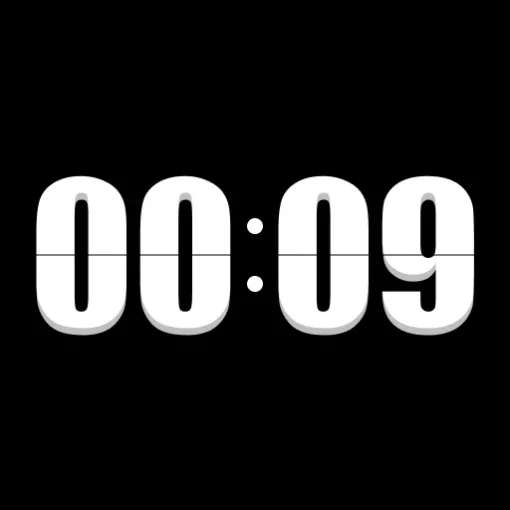 Big digital clock display