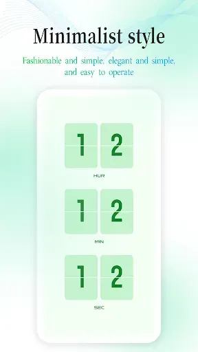 Скриншот 1 — Big digital clock display