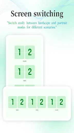 Скриншот 4 — Big digital clock display