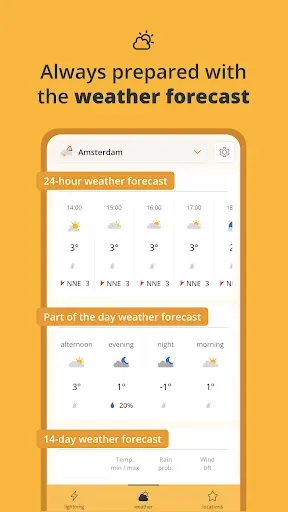 Скриншот 3 — Lightning Alarm Weatherplaza