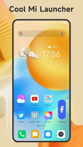 Скриншот 1 — Cool Mi Launcher - CC Launcher