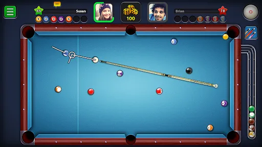 Скриншот 1 — 8 Ball Pool