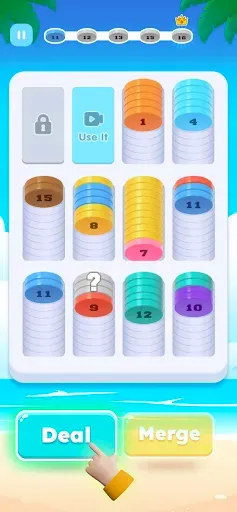 Скриншот 1 — Сортировка монет - Sort Coins