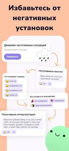 Скриншот 6 — КПТ дневник эмоций: Moodi