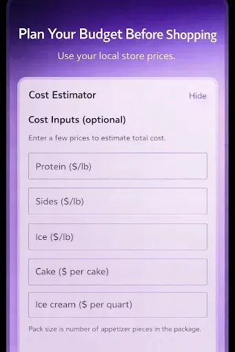 Скриншот 7 — Party Food Planner